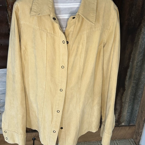 Studio 1940 Button Front Shirt-Size Large - Picture 5 of 7